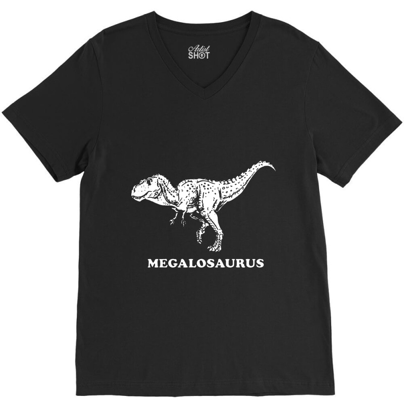 Megalosaurus Dinosaur V-neck Tee | Artistshot