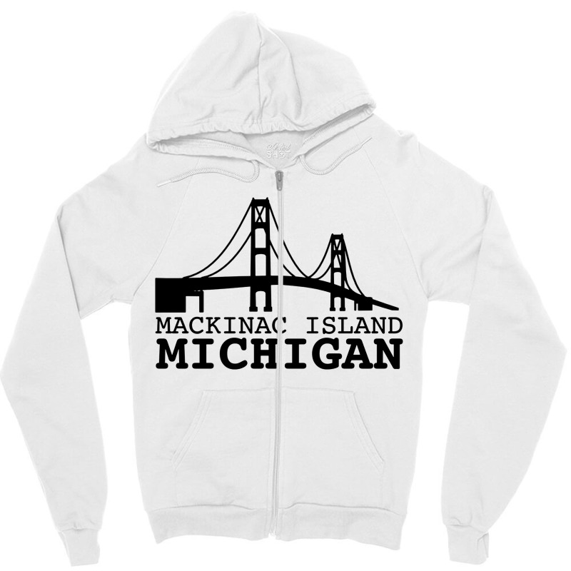 Mackinac Island Michigan Zipper Hoodie | Artistshot