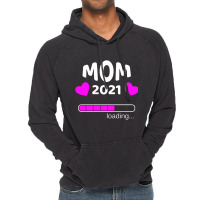 Mom 2021 Loading Pregnant Pregnancy Vintage Hoodie | Artistshot