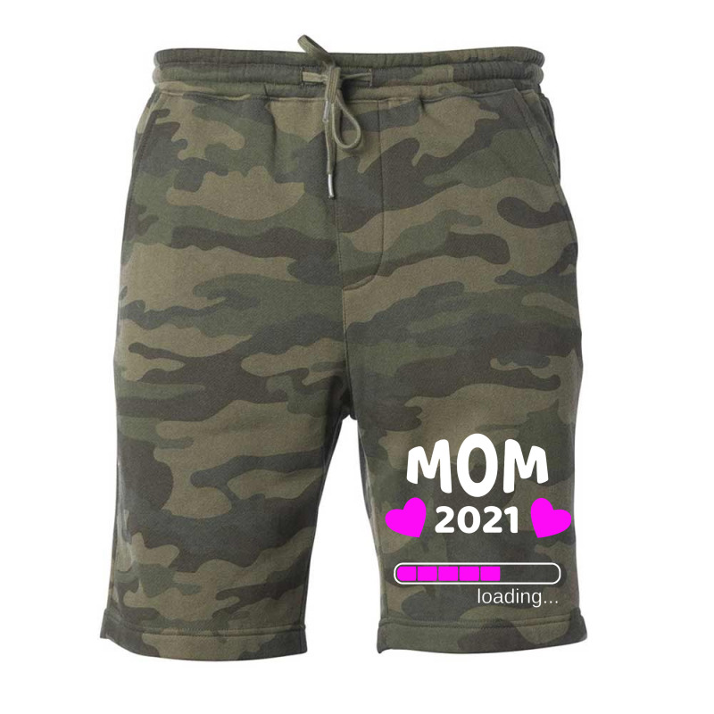 Mom 2021 Loading Pregnant Pregnancy Fleece Short | Artistshot