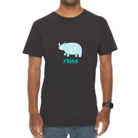 Rhino Happy Kids Vintage T-shirt | Artistshot