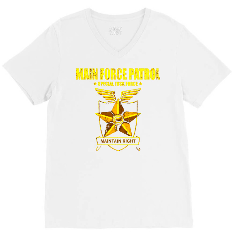 Mad Max   Main Force Patrol V-Neck Tee by eucafaiall | Artistshot