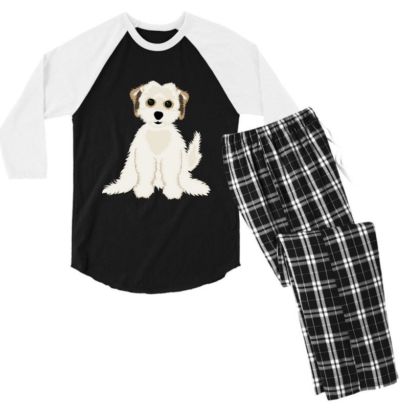 Breed Lover Doogie Adorable Men's 3/4 Sleeve Pajama Set | Artistshot