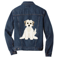 Breed Lover Doogie Adorable Men Denim Jacket | Artistshot