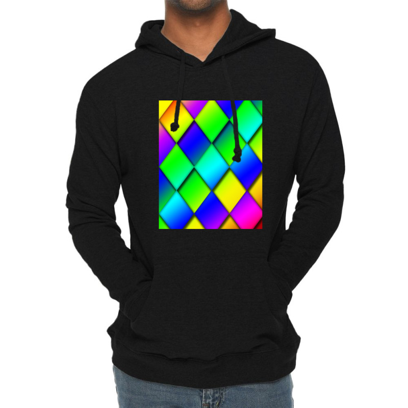 Rhombuses Lightweight Hoodie | Artistshot