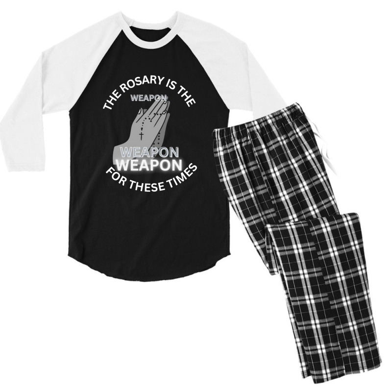 Chruch Holy God Lady Men's 3/4 Sleeve Pajama Set | Artistshot