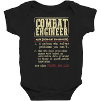 Combat Engineer Dictionary Term Baby Bodysuit | Artistshot