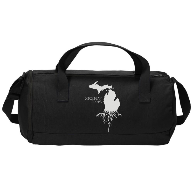 Michigan Roots  State Of Michigan Duffel Bag | Artistshot