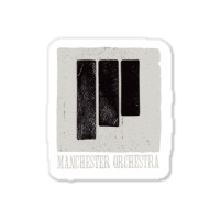 Manchester Orchestra Black Lines Grunge Cool Unise Sticker | Artistshot