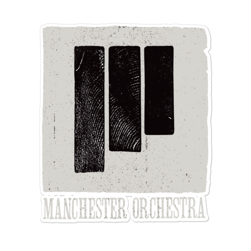 Manchester Orchestra Black Lines Grunge Cool Unise Sticker | Artistshot