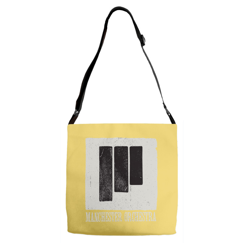 Manchester Orchestra Black Lines Grunge Cool Unise Adjustable Strap Totes | Artistshot