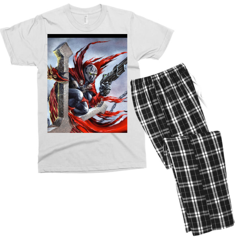 Spawn On The Cross   Spawn Fan Art Men's T-shirt Pajama Set | Artistshot