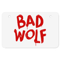 Bad Wolf, Company Atv License Plate | Artistshot