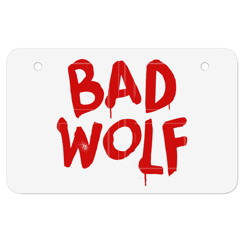 Bad Wolf, Company Atv License Plate | Artistshot