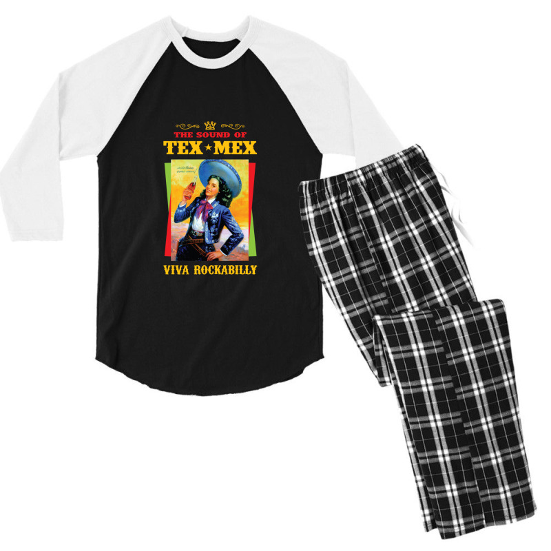 Rockabilly Men's 3/4 Sleeve Pajama Set | Artistshot