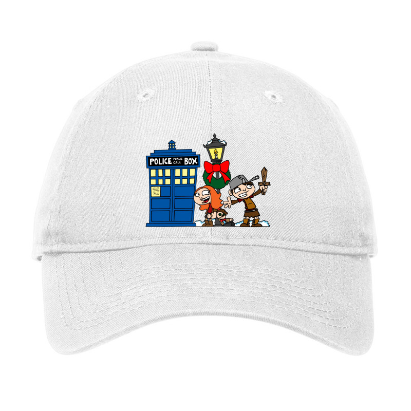 Christmas Doctor Movie Merch Adjustable Cap | Artistshot