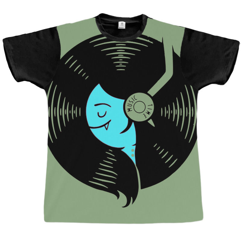 Music Time Graphic T-shirt by iyoiyoin | Artistshot