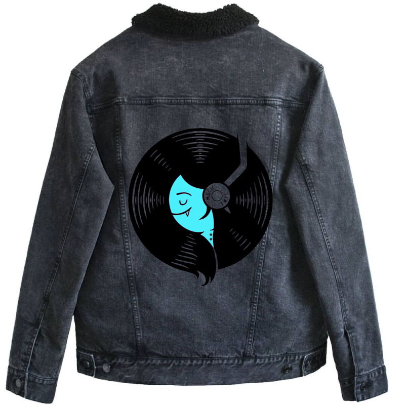 Music Time Unisex Sherpa-Lined Denim Jacket by iyoiyoin | Artistshot