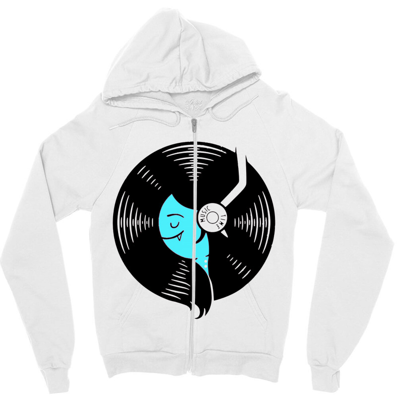 Music Time Zipper Hoodie by iyoiyoin | Artistshot