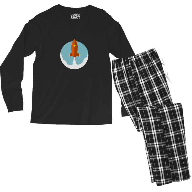 Rocket Men's Long Sleeve Pajama Set | Artistshot