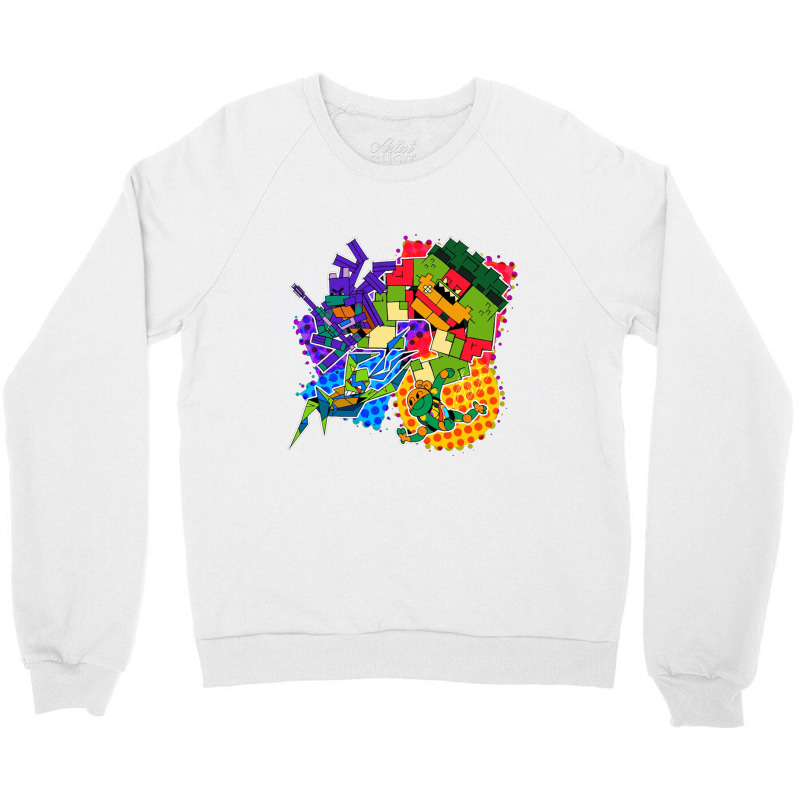 Raphael Mutant Cartoon Michel Crewneck Sweatshirt | Artistshot