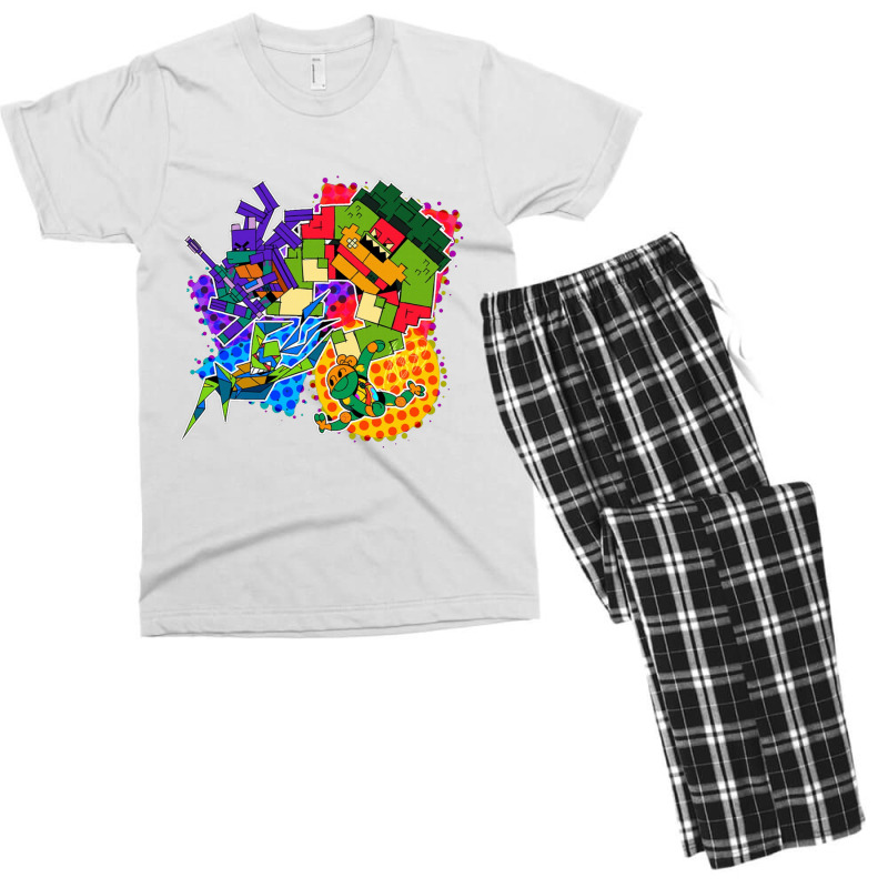 Raphael Mutant Cartoon Michel Men's T-shirt Pajama Set | Artistshot