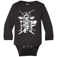 Ant Drummer Long Sleeve Baby Bodysuit | Artistshot