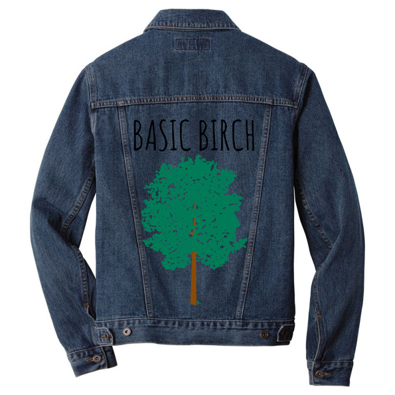 Basic Birch Men Denim Jacket by Singalemez | Artistshot