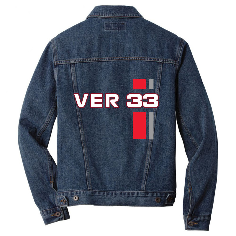 Ver 33 Formula Men Denim Jacket by Lilin Art | Artistshot