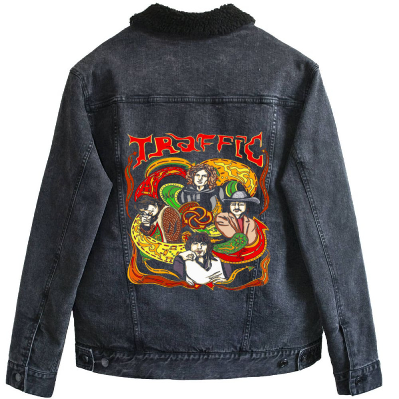 Bumper Traffic Racing Death Unisex Sherpa-lined Denim Jacket | Artistshot