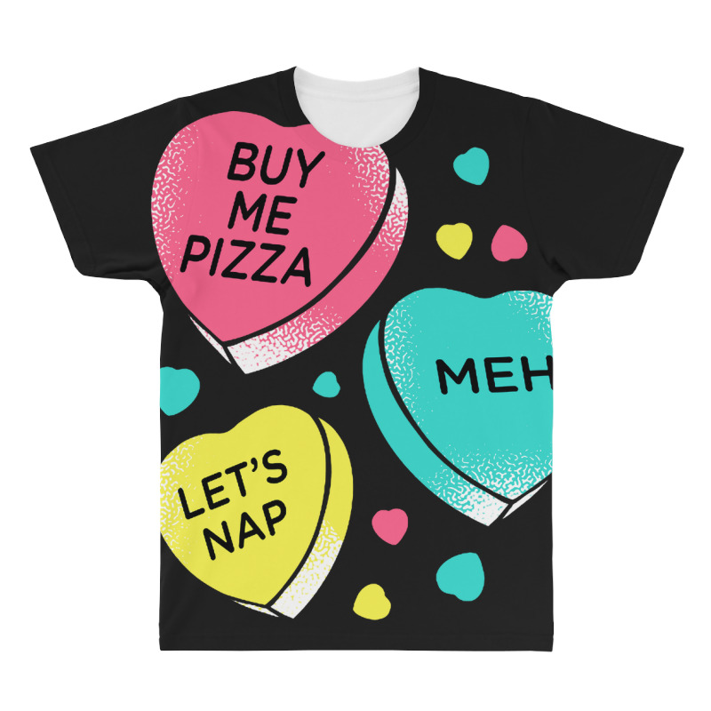 Candy Hearts All Over Men's T-shirt | Artistshot