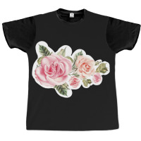 Roses Art Pattern Graphic T-shirt | Artistshot