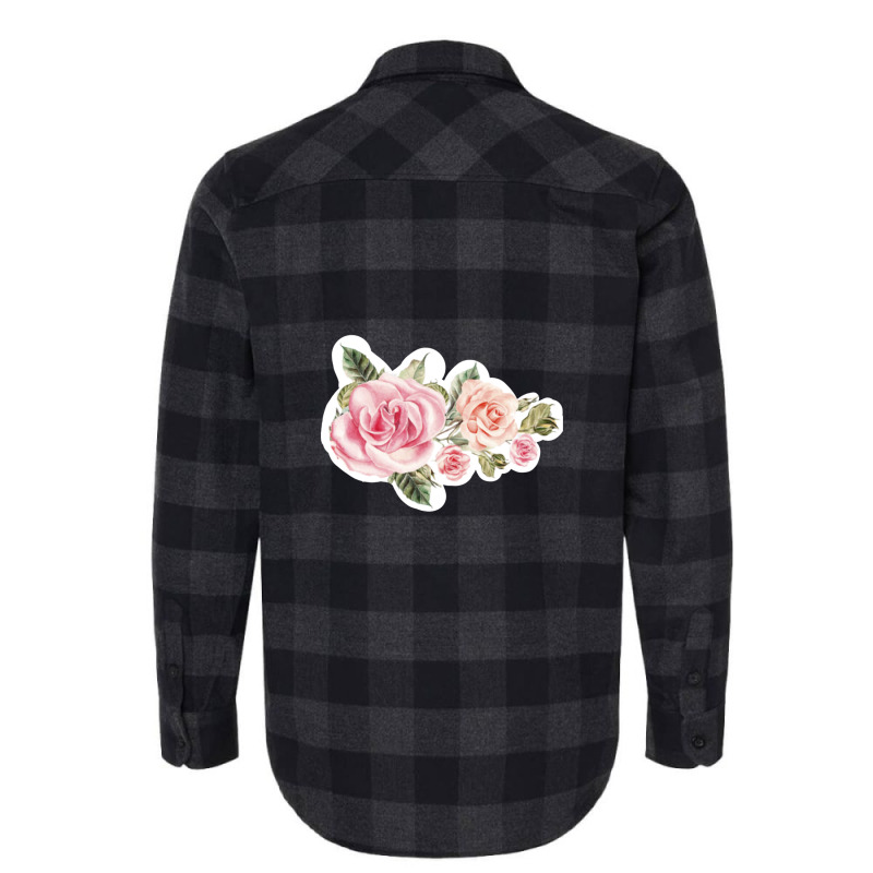 Roses Art Pattern Flannel Shirt | Artistshot