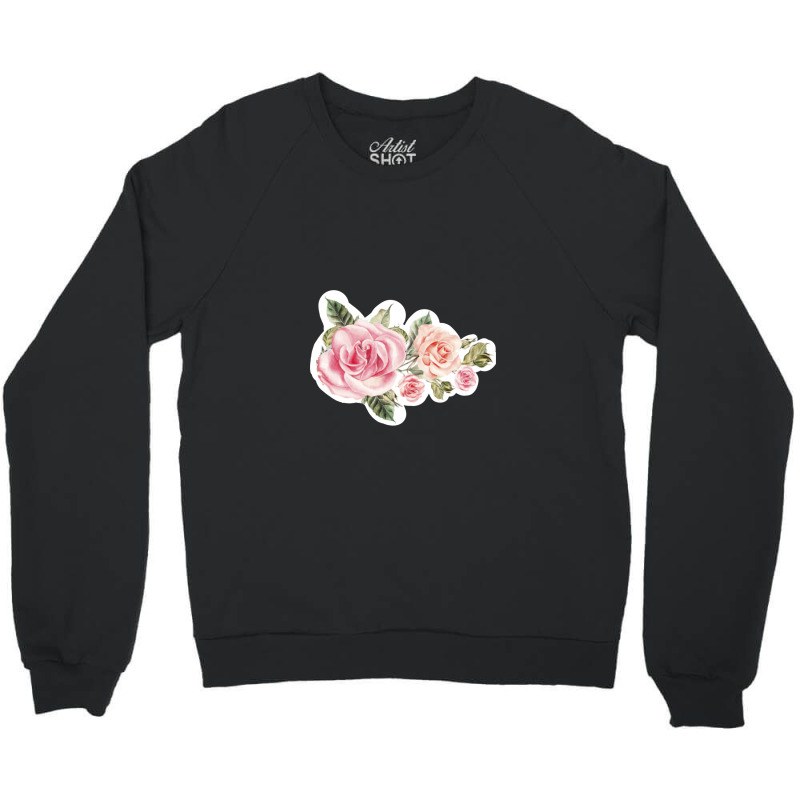 Roses Art Pattern Crewneck Sweatshirt | Artistshot