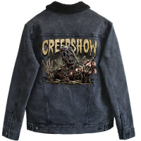 Creepshow Darknight T Unisex Sherpa-lined Denim Jacket | Artistshot