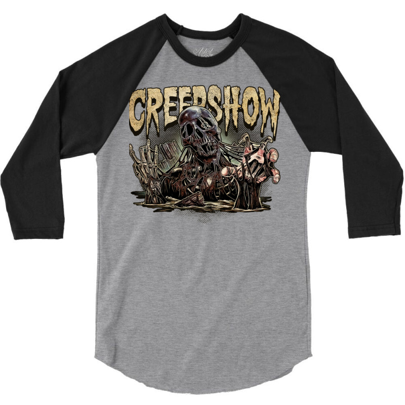 Creepshow Darknight T 3/4 Sleeve Shirt by biswshedevank | Artistshot