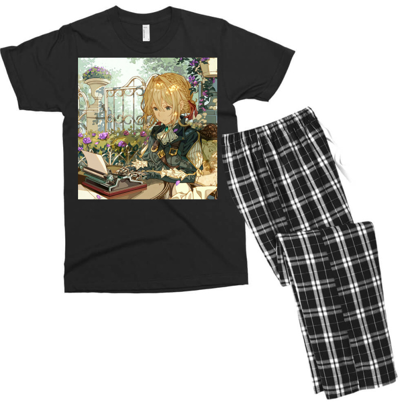 Violet Evergarden Men's T-shirt Pajama Set | Artistshot