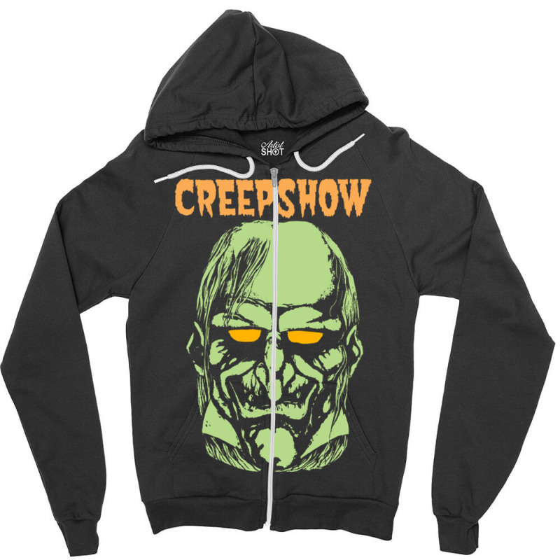 Creepshow Hallowen E Zipper Hoodie by biswshedevank | Artistshot