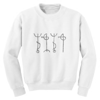 Draumstafir Icelandic Rune Symbol Design Youth Sweatshirt | Artistshot