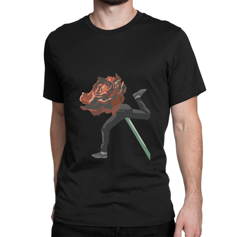 Running Rose Collage Surealism Art Classic T-shirt | Artistshot