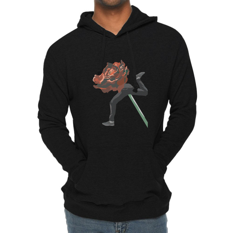 Running Rose Collage Surealism Art Lightweight Hoodie | Artistshot