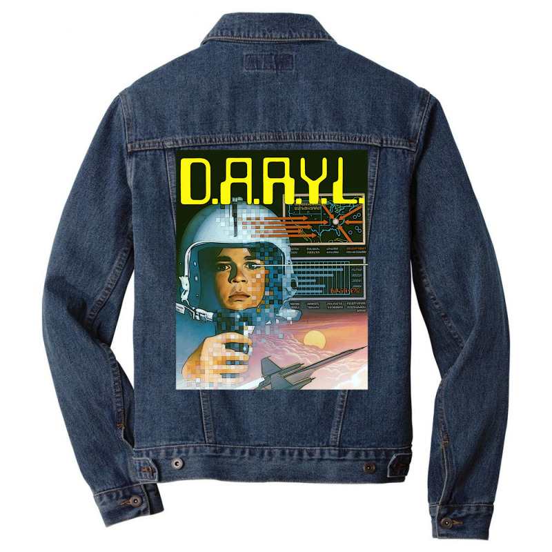 Data Analyzing Roboty Youth Lifefrom Men Denim Jacket by biswshedevank | Artistshot