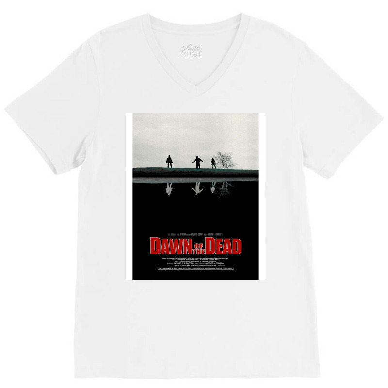 Dawn Of The Dead 4 V-Neck Tee by biswshedevank | Artistshot