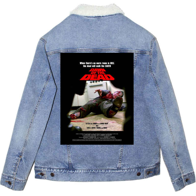 Dawn Of The Dead 8 Unisex Sherpa-Lined Denim Jacket by biswshedevank | Artistshot