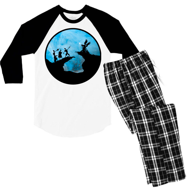 Deathly Men's 3/4 Sleeve Pajama Set by biswshedevank | Artistshot