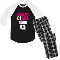 Kiss My Class Goodbye 2015 New Men's 3/4 Sleeve Pajama Set | Artistshot