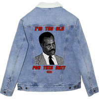 Detective Roger Murtaugh Unisex Sherpa-lined Denim Jacket | Artistshot