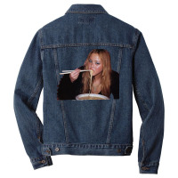 Devon Aoki Ramen Transparent Sticker Men Denim Jacket | Artistshot