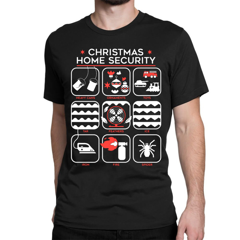 Christmas Home Security Classic T-shirt | Artistshot