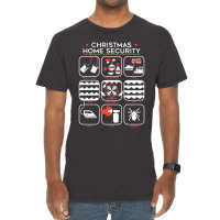 Christmas Home Security Vintage T-shirt | Artistshot